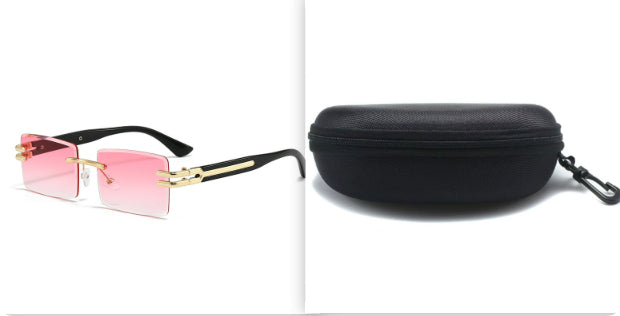 Gradient Gradientless Frame Womens High-End Sunglasses
