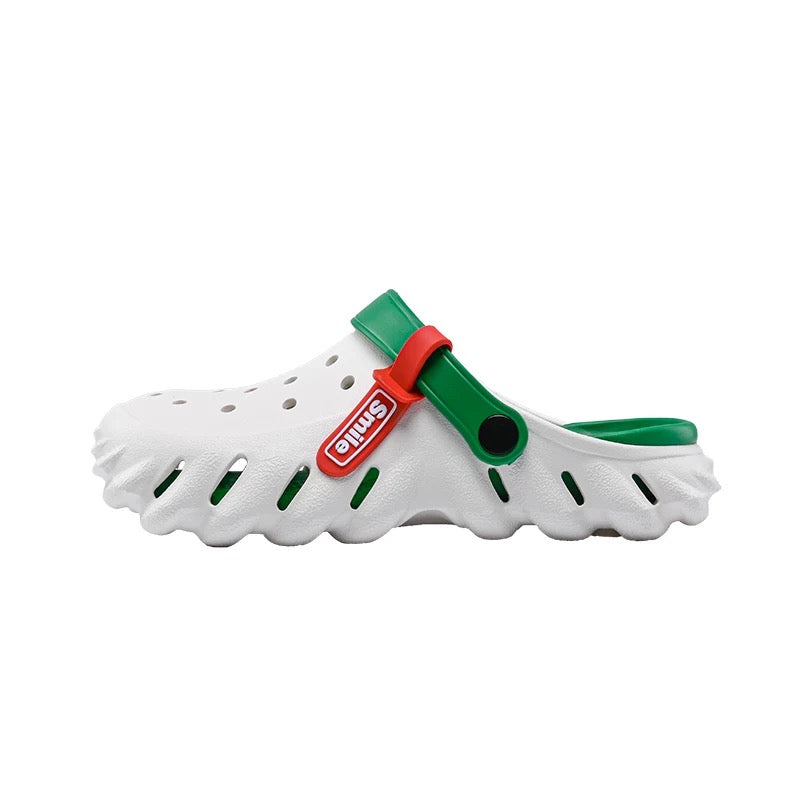 Dongdong shoes men's and women's 2023 new summer outerwear non-slip beach shoes sandals eva bag head stepping on shit slippers