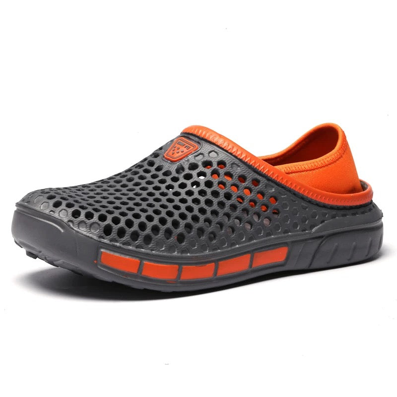 flip-flops, back straps, summer breathable outdoor shoes.