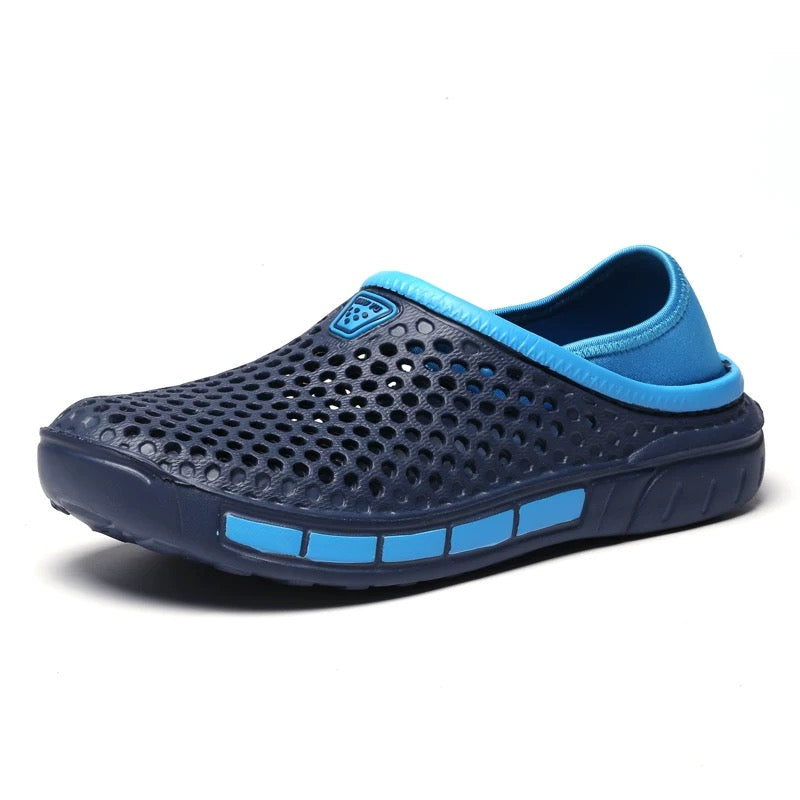 flip-flops, back straps, summer breathable outdoor shoes.
