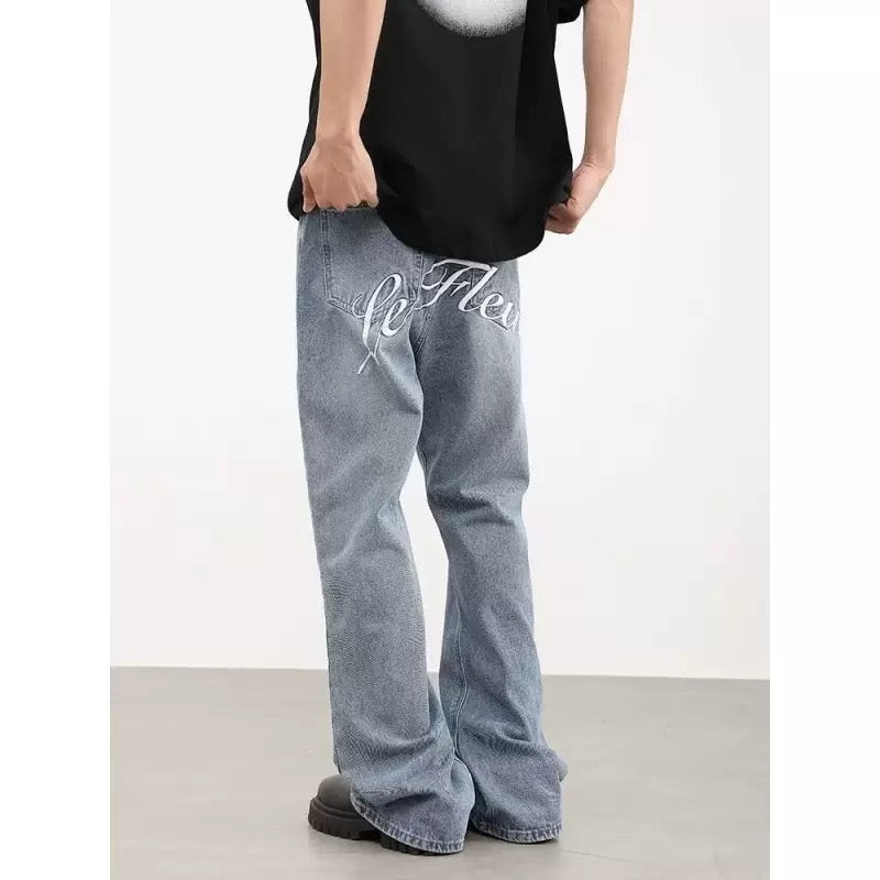 Jeans cleanfit Trendy Brand Men's American Style Trousers