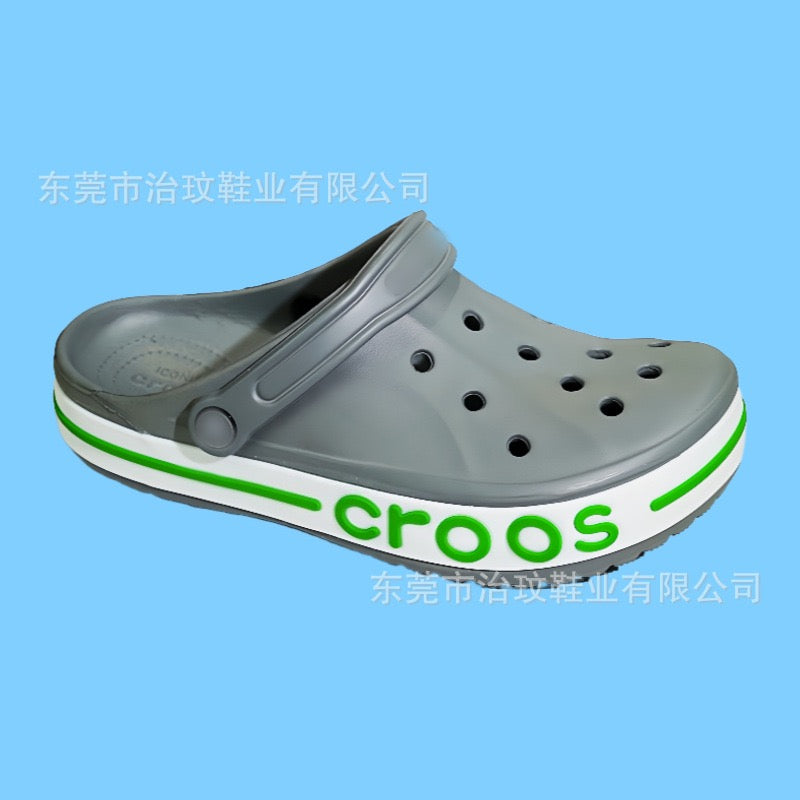 Hole shoes men's 2025 new summer outdoor breathable thick-soled non-slip sports sandals slippers beach shoes Beya