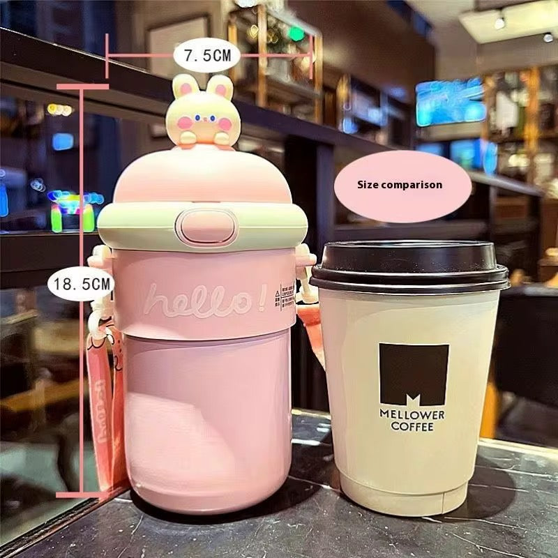 Customization: Logo/graphic design, Packaging, Sur...
Factory Wholesale 500ML Cute Glass Water Bottle for Kids with Belt and Cartoon Not Easy Broken Easy Carryv