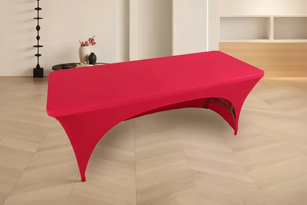 Cross-Border Special Supply of Arched Elastic Tablecloths, Hotel Conference Tablecloths, Outdoor Wedding Banquet Opening Arch Tablecloths, Simple Tables
