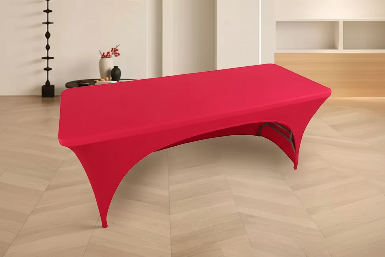 Cross-Border Special Supply of Arched Elastic Tablecloths, Hotel Conference Tablecloths, Outdoor Wedding Banquet Opening Arch Tablecloths, Simple Tables