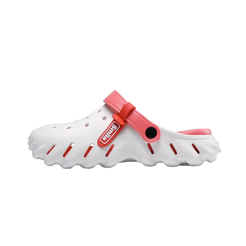 Dongdong shoes men's and women's 2023 new summer outerwear non-slip beach shoes sandals eva bag head stepping on shit slippers