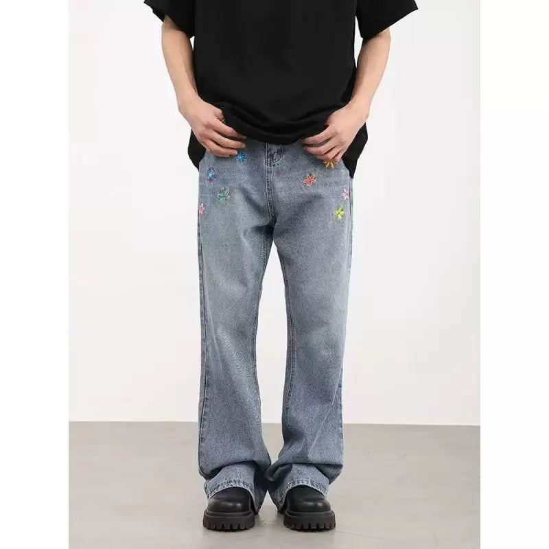 Jeans cleanfit Trendy Brand Men's American Style Trousers