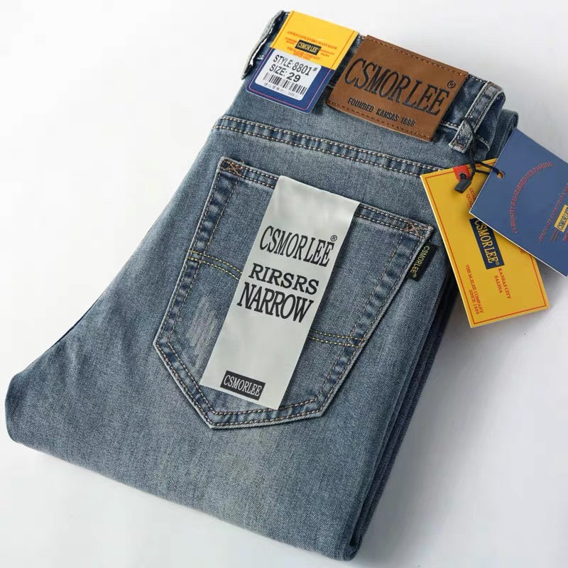 Big-name export foreign trade cut label men's clothing authentic clearance light luxury cow goods original tail goods jeans men's pants first-line tail order