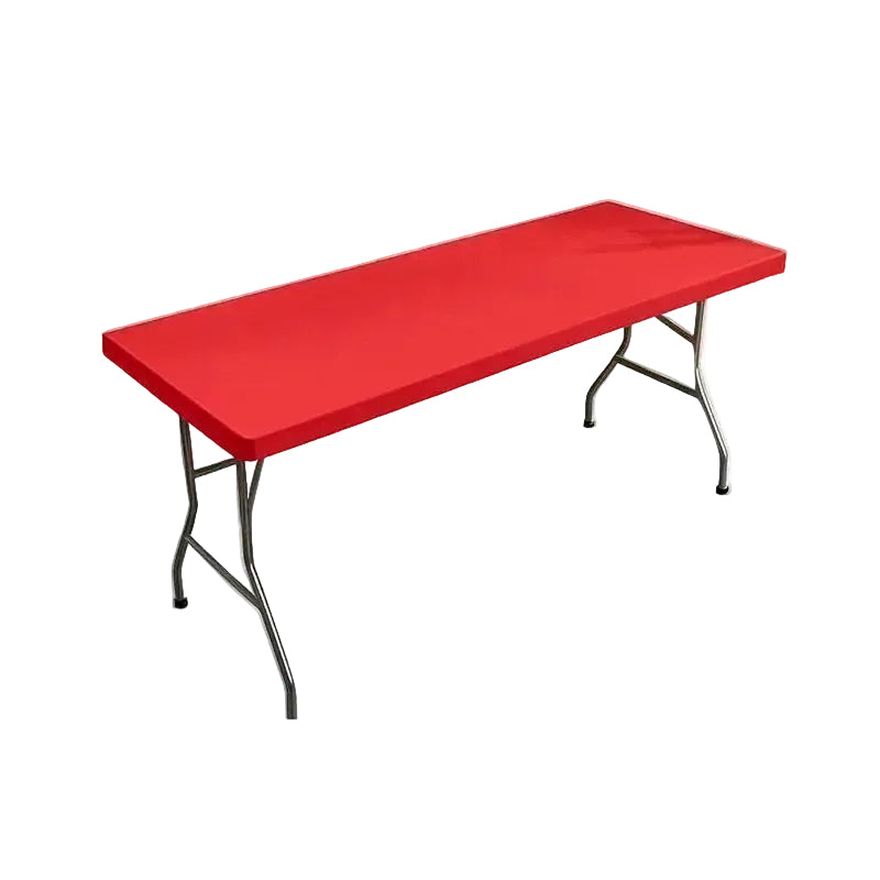Cross-border stretch tablecloth half package tablecloth simple solid color washable outdoor elastic milk silk tablecloth