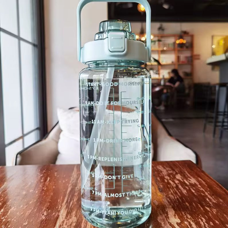 Untitled 21 2 Liter 1 Gallon Sports Plastic Drinking Big Capacity
Straw Type With Time Marker Bpa Tritan Small Oct8_19:30