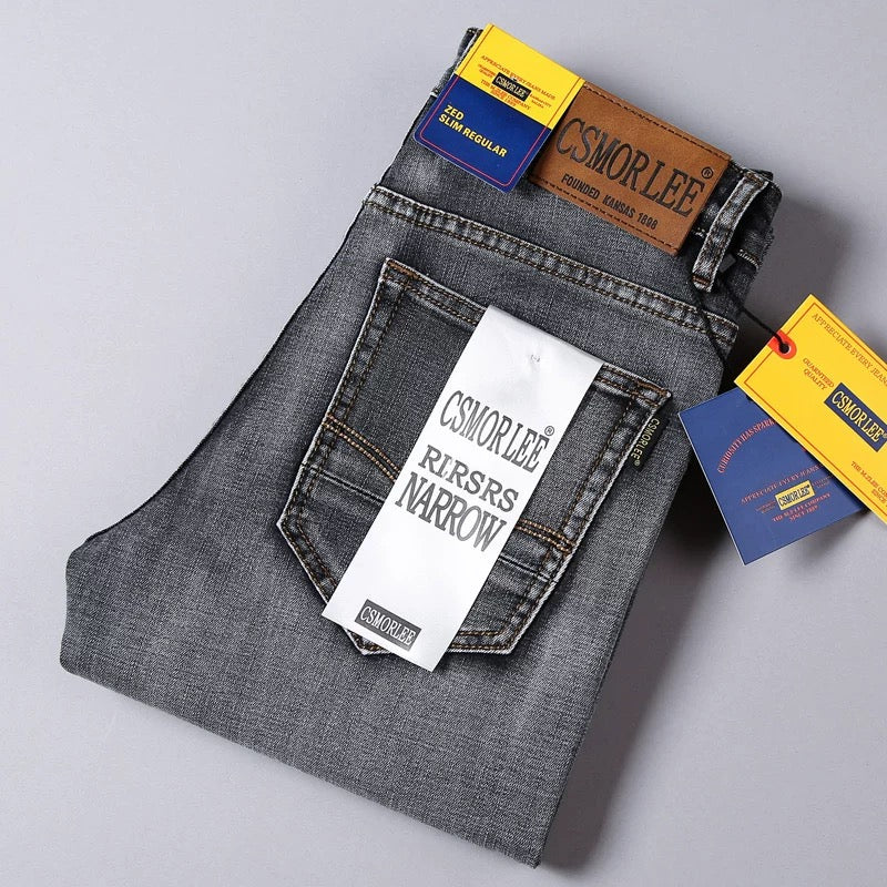 Big-name export foreign trade cut label men's clothing authentic clearance light luxury cow goods original tail goods jeans men's pants first-line tail order