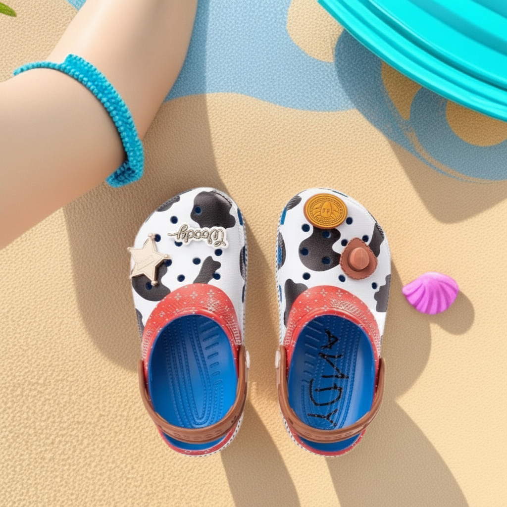 Croos Toys Fashion Leisure and Leisure Stage Mobile Houdy Cave Shoes Tide Casual Beach Shoes