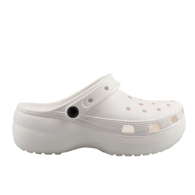 Hole Shoes Women's Shoes Clouds Summer Baotou Sandals and Slippers Non-slip Breathable Thick Sole Increased Outdoor Sandals Beach Shoes