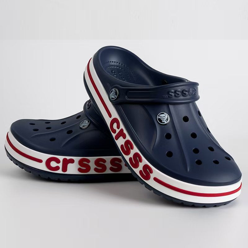 Summer Couple Style Breathable Beiya Croch Croc Shoes Non-Slip Lightweight Outdoor Sandals Beach Toe Slippers