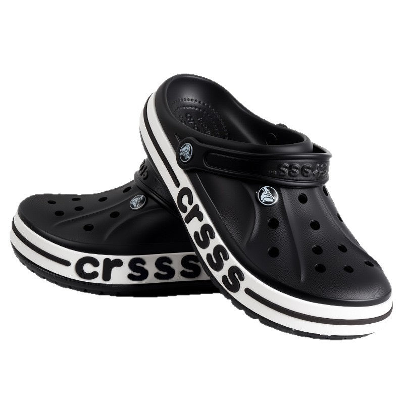 Summer Couple Style Breathable Beiya Croch Croc Shoes Non-Slip Lightweight Outdoor Sandals Beach Toe Slippers