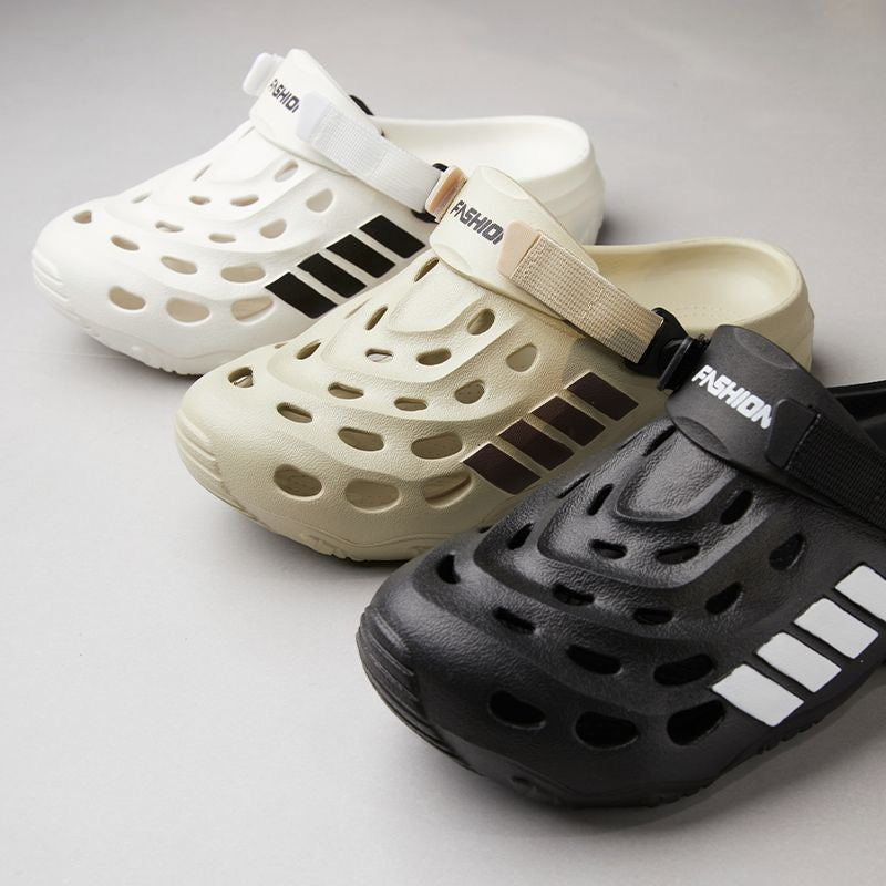 Outside the hole shoes men summer new EVA thick soles fashion trend outdoor climbing beach can drive two slippers