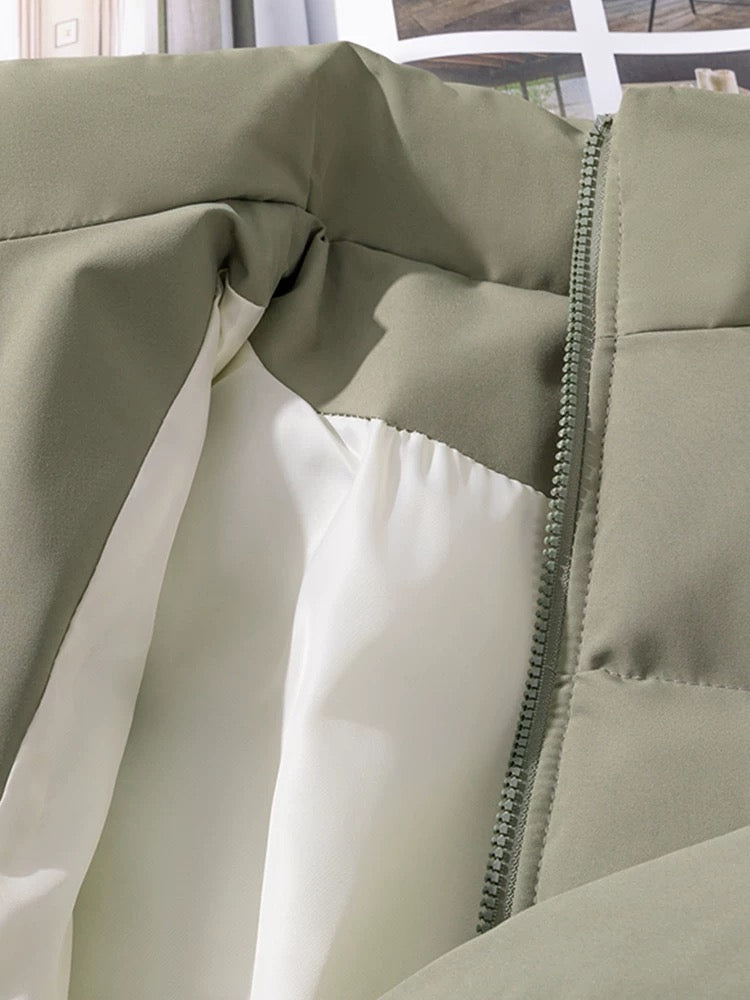 Heavy loose leisure and leisure - sized 2024 new cotton clothing thickens and comfortable cold cotton