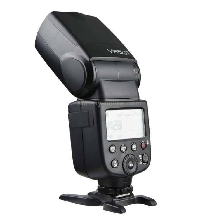 Godox V850II 2.4GHz Wireless 1/8000s HSS Flash Speedlite for Canon / Nikon DSLR Cameras(Black)