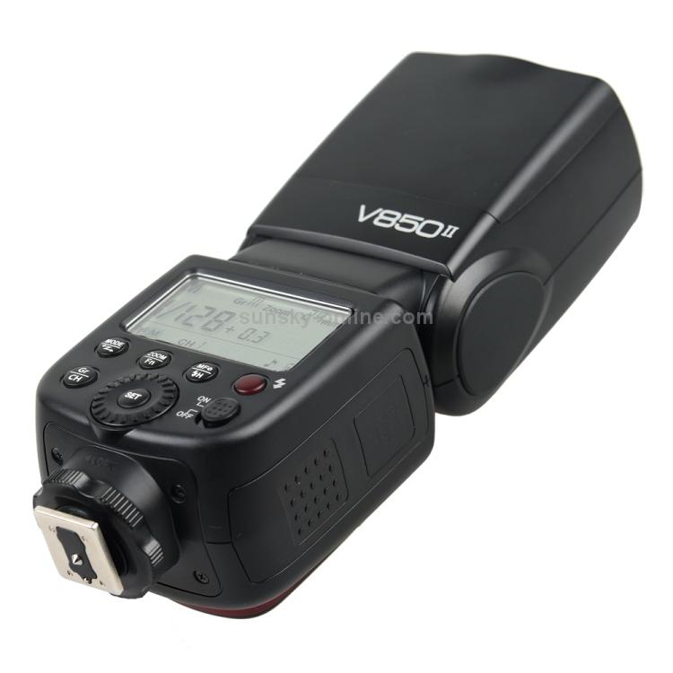 Godox V850II 2.4GHz Wireless 1/8000s HSS Flash Speedlite for Canon / Nikon DSLR Cameras(Black)