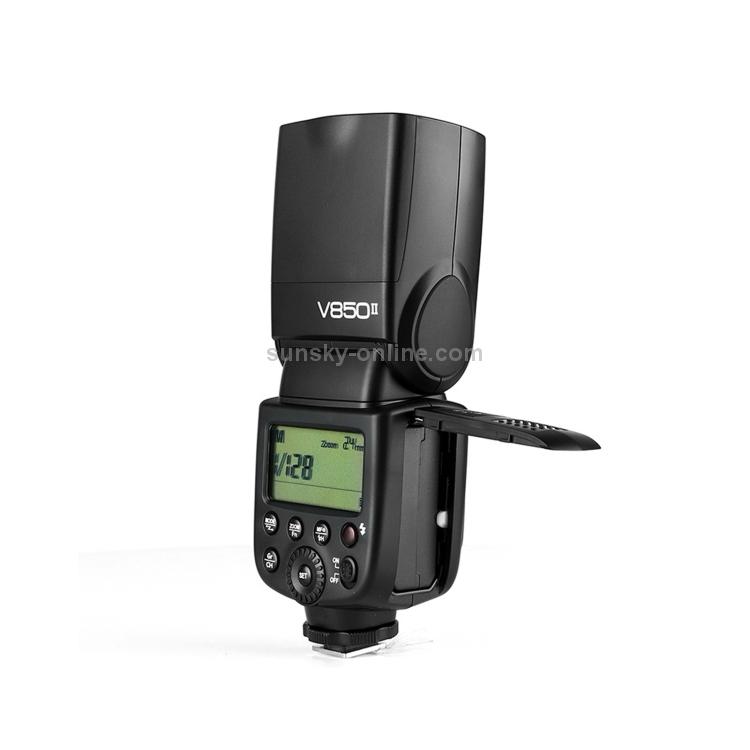 Godox V850II 2.4GHz Wireless 1/8000s HSS Flash Speedlite for Canon / Nikon DSLR Cameras(Black)