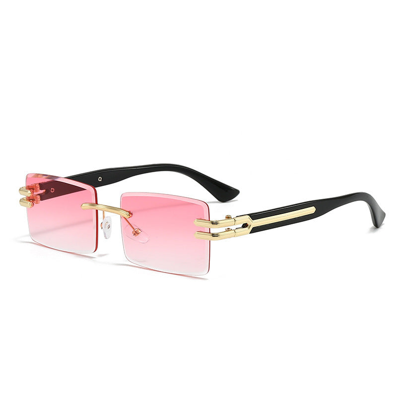 Gradient Gradientless Frame Womens High-End Sunglasses