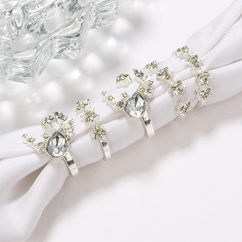 Simia 5-Piece Diamond Set Ring